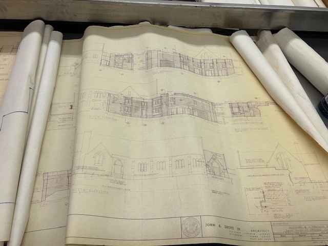 Church Renovations Blueprint 1972